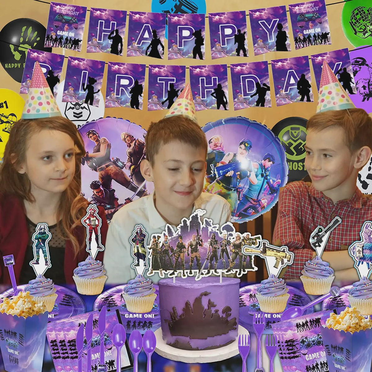 Feestdecoratie Fortnite & Llama Thema - Verjaardag, Babyborrel & Kinderfeest