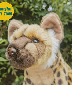 Realistische Hyena Pluche Knuffel - Levensechte Gevlekte Hyena Speelgoed - 26cm