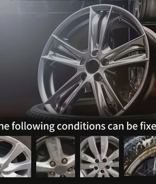Universele Velg Reparatie Kit - Herstel Krassen, Slijtage & Oxidatie - Originele Glans
