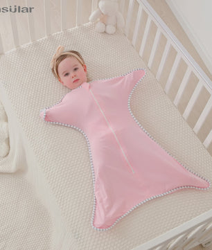 Insular Newborn Baby Girl Boy Anti-Startle Cotton Baby Wrap Receiving Swaddling Blanket