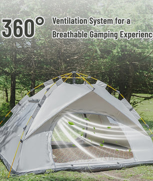 Automatische Pop-Up Tent - Snel Opzetten, Regen- en Zonbestendig voor Kamperen & Reizen