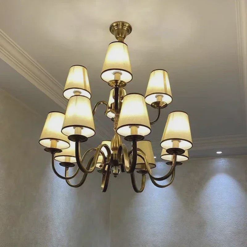 Luxe Klassieke LED Kroonluchter - Sfeervolle Verlichting voor Woonkamer, Eetkamer & Slaapkamer