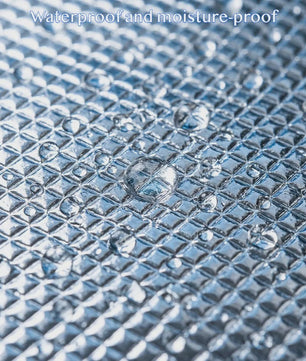 Dubbelzijdig Reflecterend Aluminium Folie Isolatiemateriaal - 6/9mm dik, 50x200cm - Voor Ramen, RVs, Garagedeuren & Meer