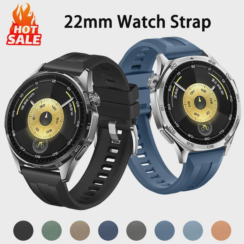 22mm Composiet Siliconen Bandje voor Huawei Watch GT 6/5/4 46mm & Watch 4/5 Pro