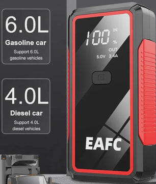 Krachtige 12V Auto Jump Starter & Powerbank - Start Benzine & Diesel Motoren