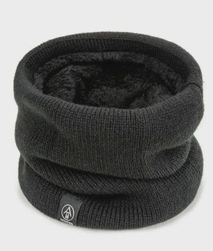Warme Gebreide Sjaal met Pluche Voering - Unisex Winter Snood