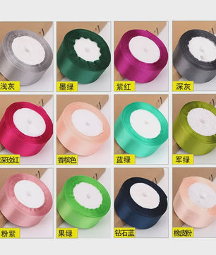 Satijnen Lint - 34 Kleuren & Diverse Breedtes (6-50mm) - Perfect voor Knutselen & Decoratie