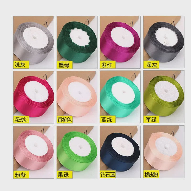 Satijnen Lint - 34 Kleuren & Diverse Breedtes (6-50mm) - Perfect voor Knutselen & Decoratie