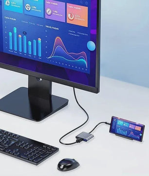 USB-C Hub 3-in-1 Docking Station met 4K HDMI, PD Fast Charge & USB 3.0