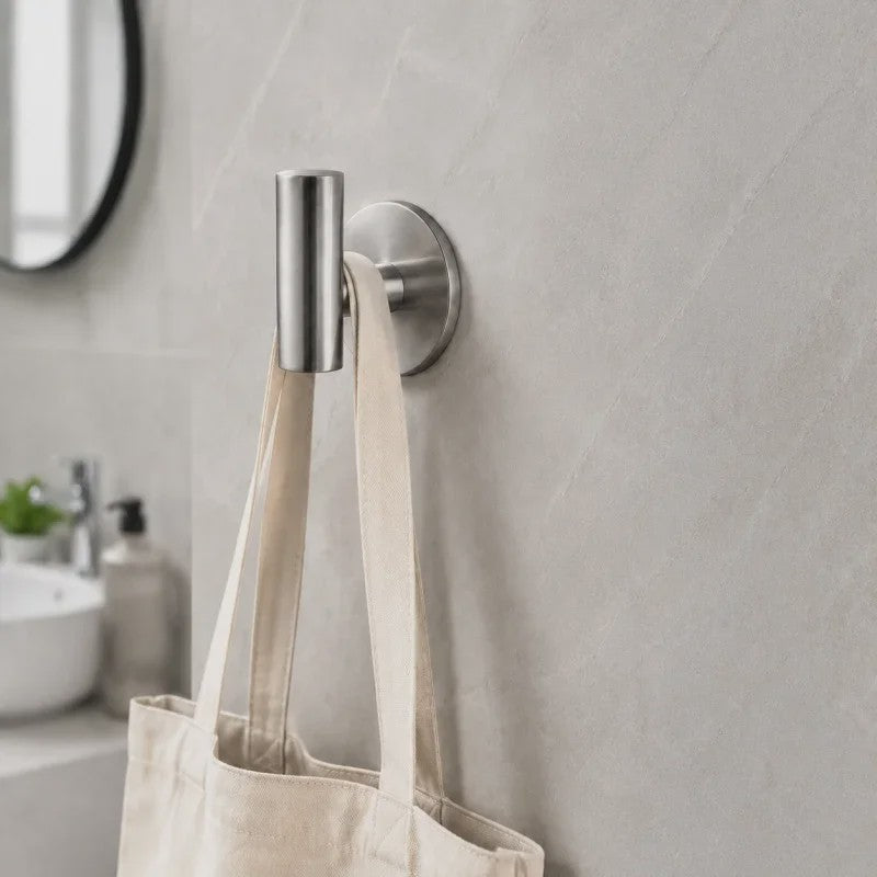 RVS Wandhaak Zelfklevend - Zware Kwaliteit Handdoekhaak voor Badkamer & Keuken