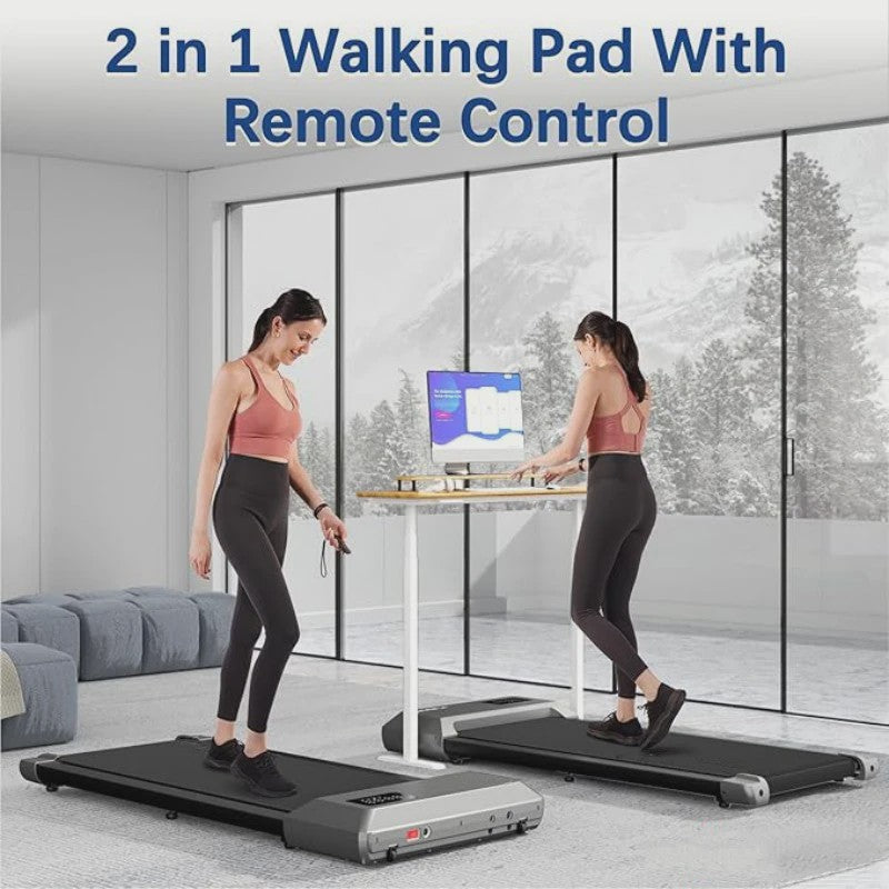 Compacte 2-in-1 Loopband voor Thuis: Wandelen & Rennen (2.5PK, 136kg Capaciteit)