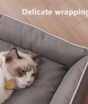 Luxe Vierkante Hondenkussen - Waterdicht & Bite-Resistant - Comfortabel voor Grote Honden en Katten
