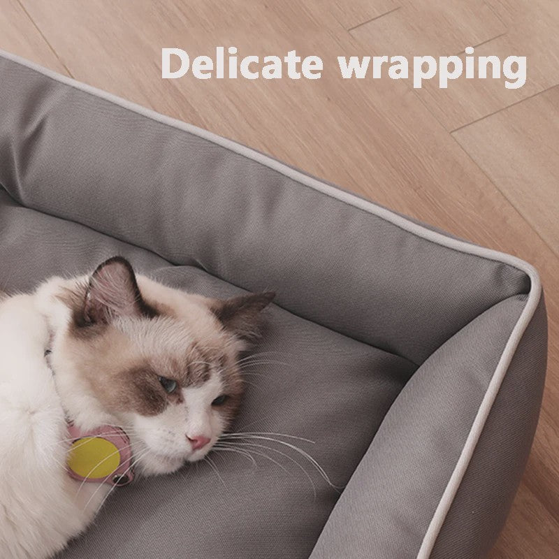 Luxe Vierkante Hondenkussen - Waterdicht & Bite-Resistant - Comfortabel voor Grote Honden en Katten