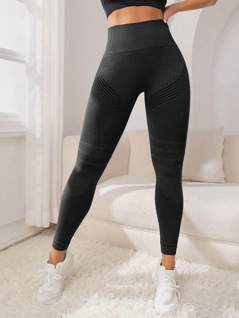 Seamless Sportlegging Dames - Hoge Taille, Butt Lift & Ademend