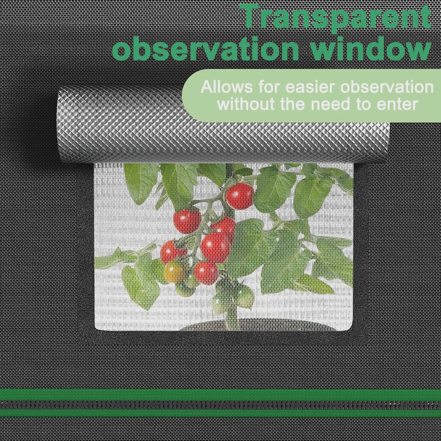 Professionele Kweek Telt - Indoor Growroom met Observatievenster & Reflecterende Mylar