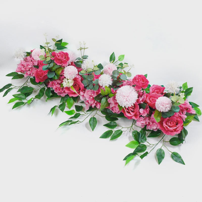 Luxe Witte Kunstbloemen Slinger 100cm - Bruiloft Tafeldecoratie & Achtergrond