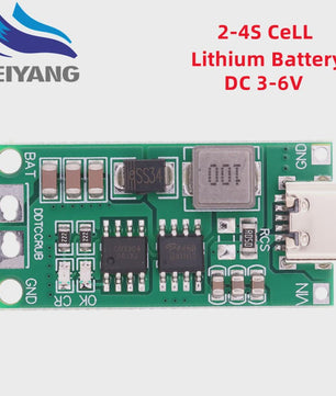 Lithium Batterij Lader 2S-4S | Type-C Boost Step-up | 7.4V-16.8V Li-ion Lipo