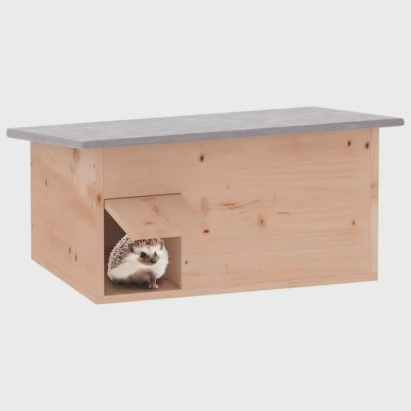 Houten Egelhuisje 45x33x22 cm - Buitenverblijf voor Kleine Dieren