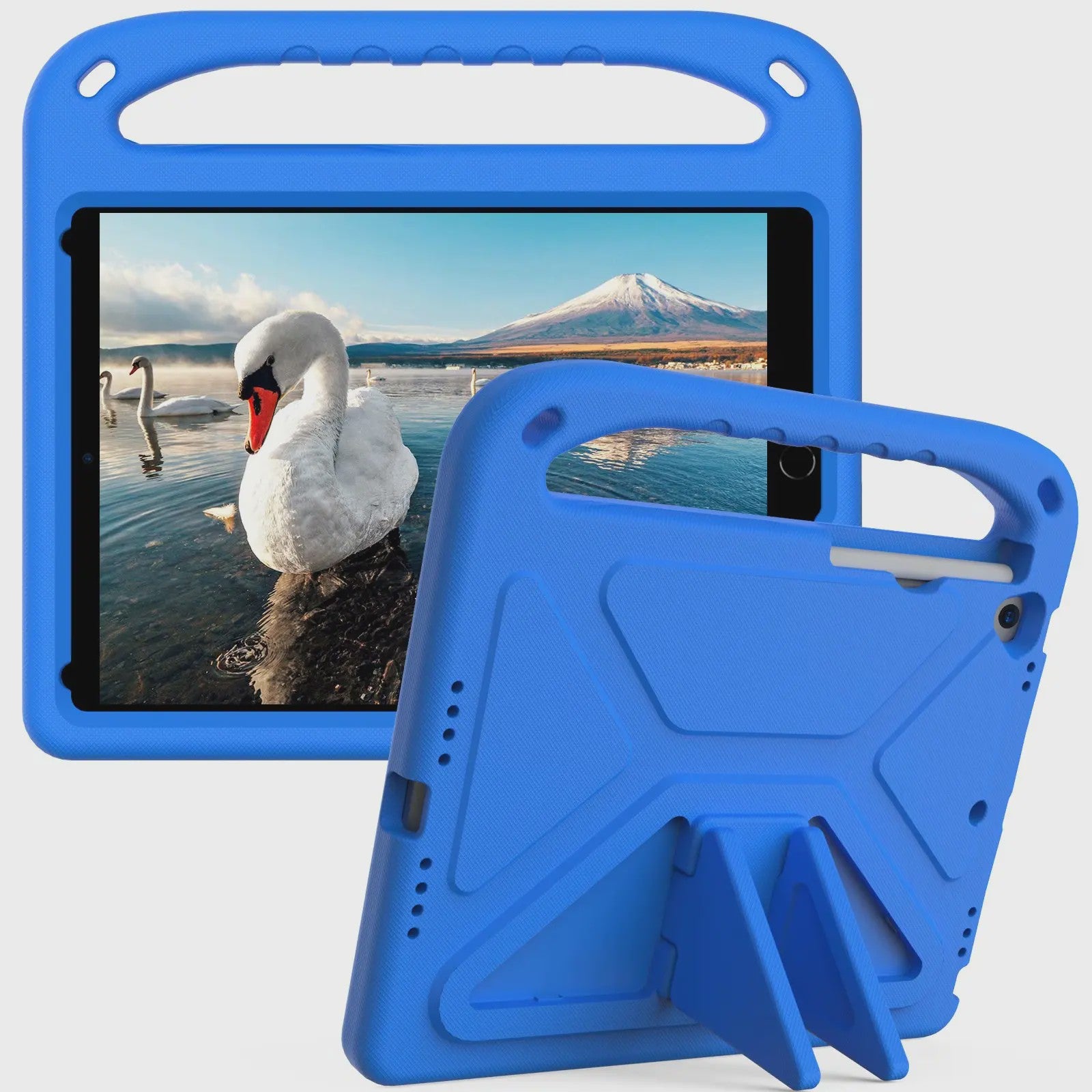 Schokbestendige EVA Kinderhoes met Handvat & Standaard voor iPad 10.2, 10.9, 11 inch