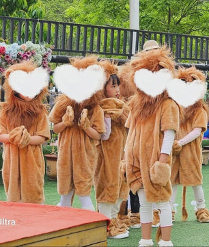 Luxe Leeuwenkostuum - Kind & Volwassene - Dierenkostuum voor Carnaval & Halloween