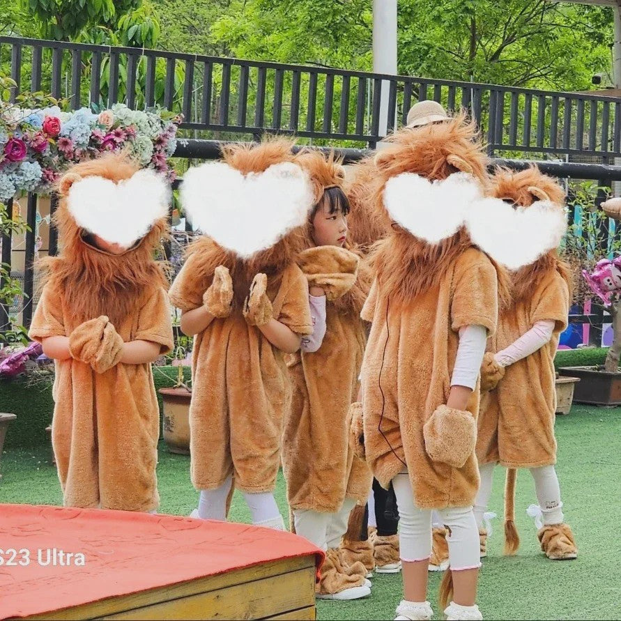 Luxe Leeuwenkostuum - Kind & Volwassene - Dierenkostuum voor Carnaval & Halloween