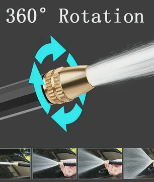 Krachtige Hogedruk Waterspuitpistool - 10M Slang, Verstelbare Nozzle voor Auto Wassen & Tuinieren