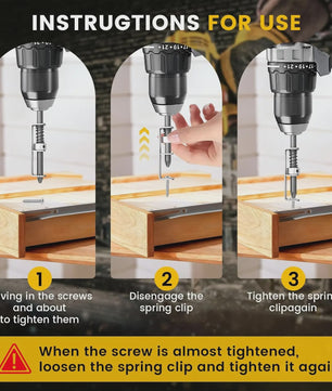 2x Schroefhouder Bit - Universeel Anti-Drop Tool voor Schroevendraaier
