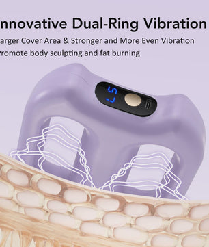 Elektrische Fascia Ring Massager met Band - 3 Modi, 5 Snelheden voor Spierontspanning & Lichaamsvorming