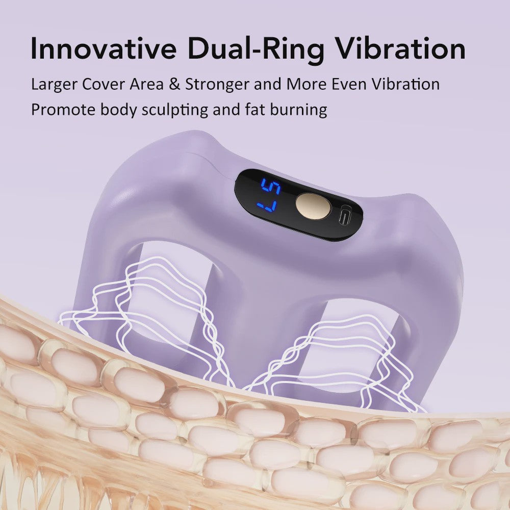 Elektrische Fascia Ring Massager met Band - 3 Modi, 5 Snelheden voor Spierontspanning & Lichaamsvorming