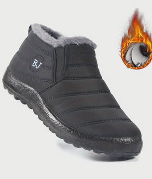 Dames Waterdichte Warme Enkellaarsjes - Comfortabele Antislip Snowboots voor Wandelen en Winter
