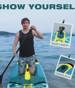 GENREEN Ultra-Licht Opblaasbaar SUP Board 335cm - 200kg Capaciteit - Complete Set