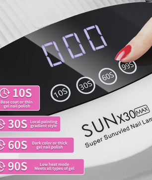 Professionele 90 LED UV Nageldroger - Gel Polish Droger met Timer en Sensor