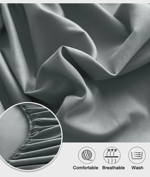 Hoeslaken 100% Polyester met Elastische Band - Diverse Maten & Kleuren