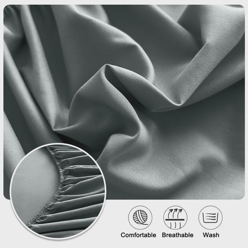 Hoeslaken 100% Polyester met Elastische Band - Diverse Maten & Kleuren