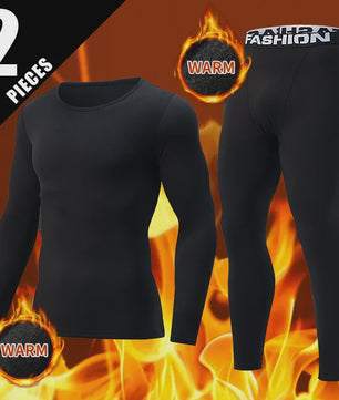 Heren Thermo Ondergoed Set - Winter Sport & Casual Basislaag
