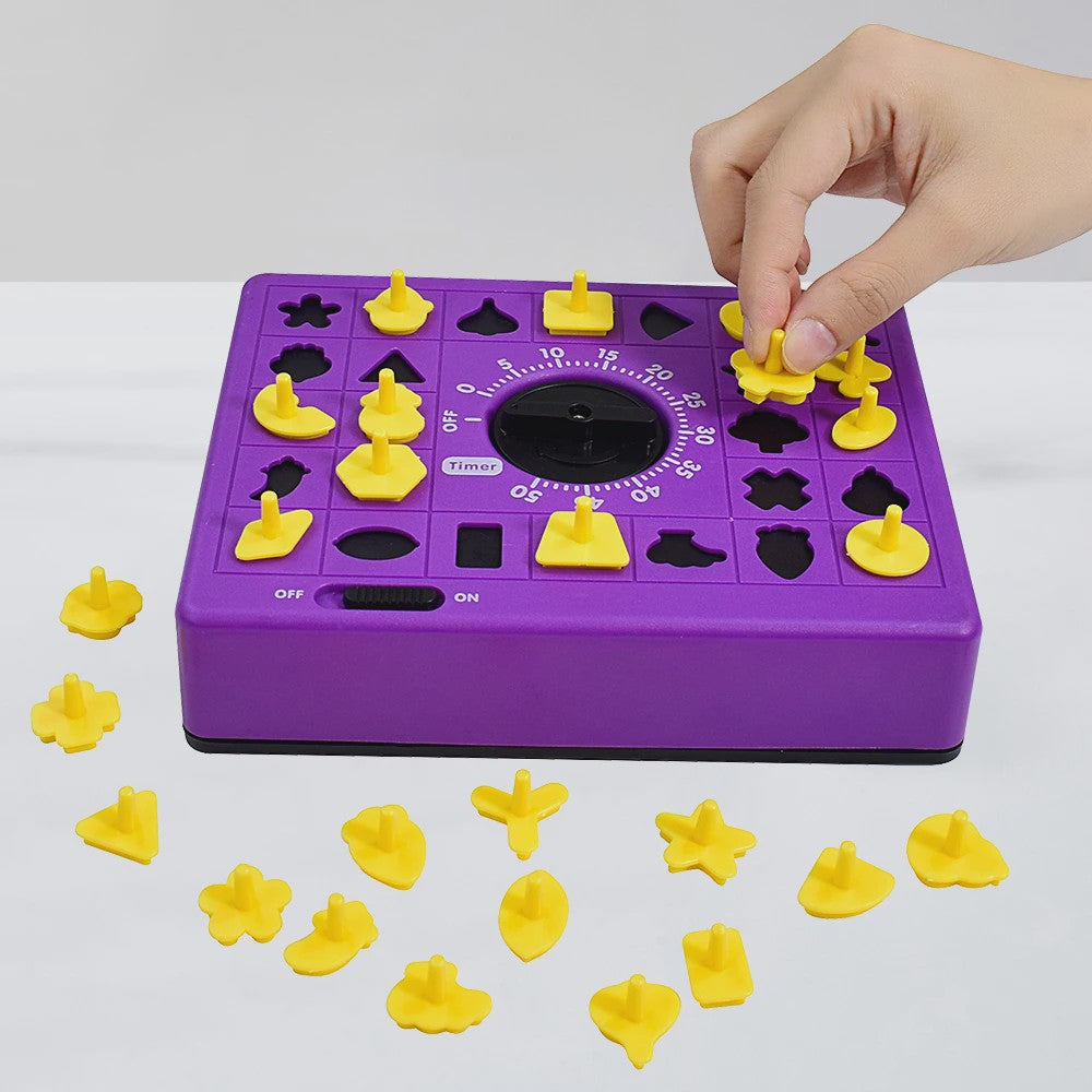 Tijd Puzzel Spel: Vormen Matchen & Leren voor Kinderen