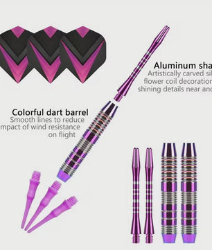 TRALOW Soft Tip Darts Set met Elektronisch Dartbord & Protector - Perfect voor Feestjes, Competities en Familie Spelletjes