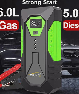 GKFLY 3000A/4000A Krachtige Jump Starter & Powerbank - Start Benzine (6.0L) & Diesel (5.0L)