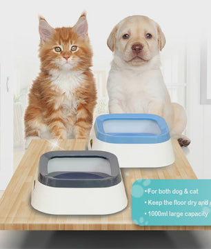 Anti-Splash Waterbak voor Honden & Katten - 1L Grote Capaciteit Drinkbak