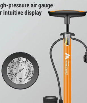Fietspomp met Manometer - Multifunctioneel 160PSI - 3-in-1 Nozzle