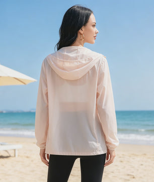 Dames UV Bescherming Jas met Capuchon - Ultralicht & Sneldrogend Windjack