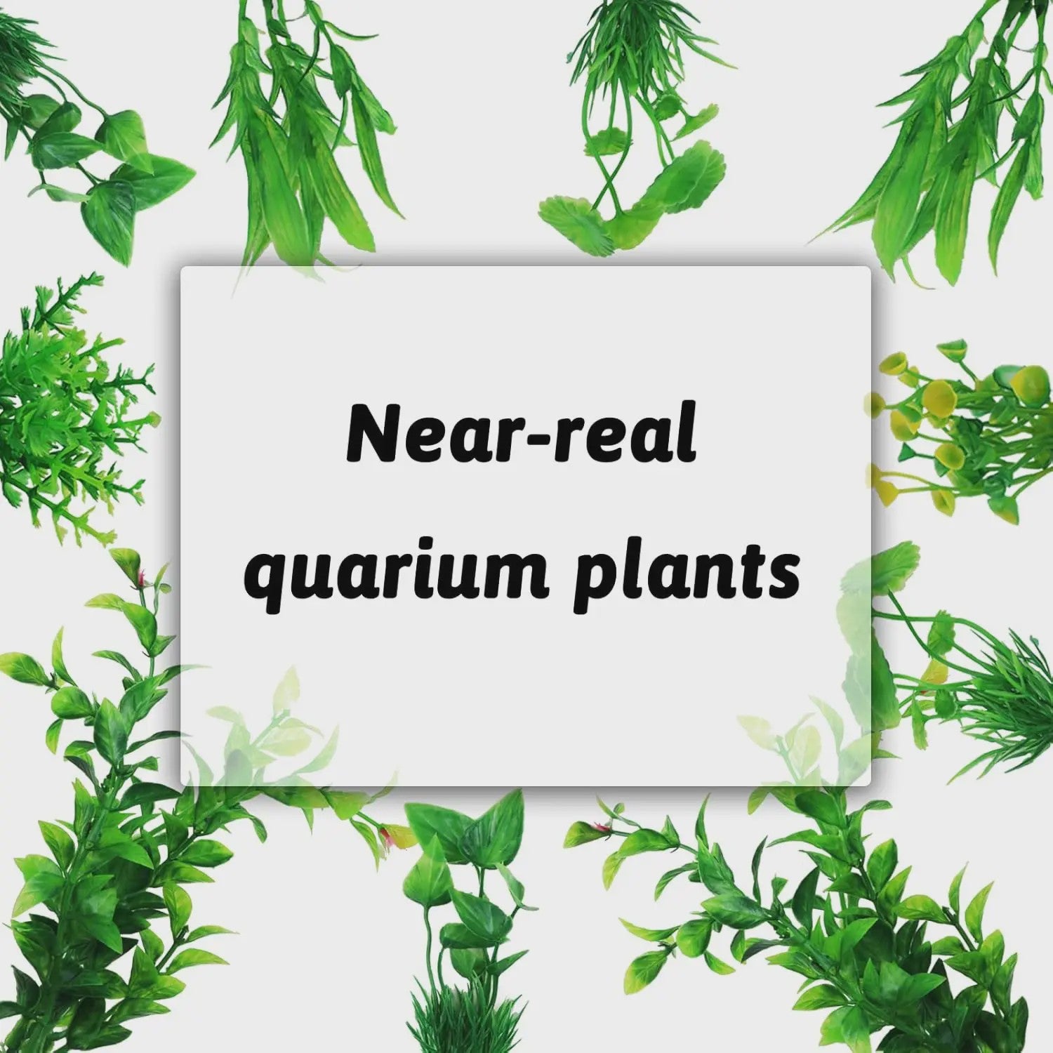 Set van 10 Kunstmatige Aquariumplanten Groen - Decoratie voor Vistank