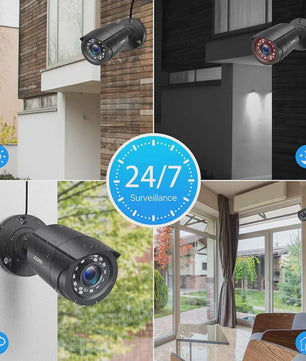 ZOSI 1080p HD Beveiligingscamera Buiten/Binnen - 4-in-1 TVI/CVI/AHD/CVBS