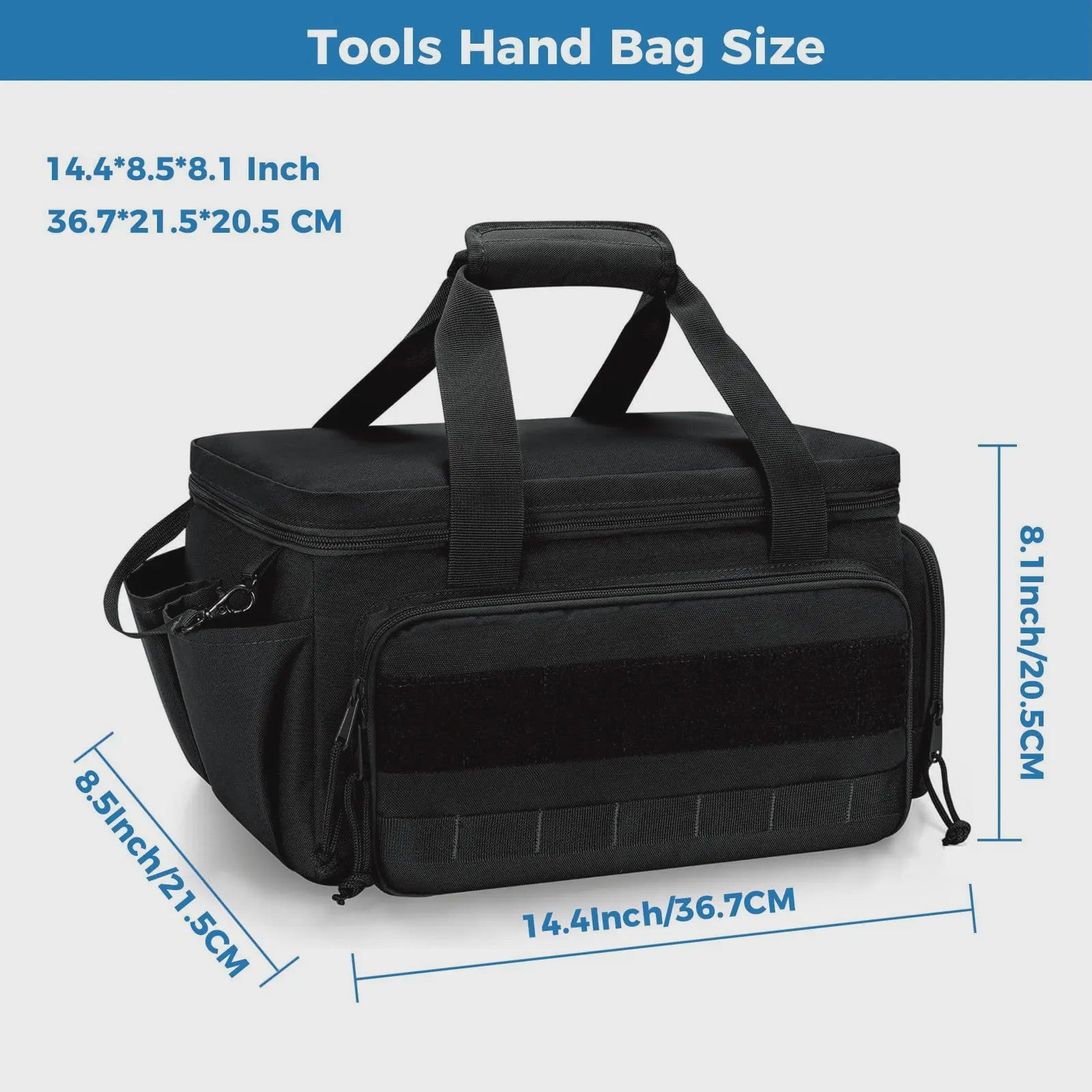 Robuuste 14" Gereedschapstas - Duurzame Werkorganizer voor Handyman & Timmerman