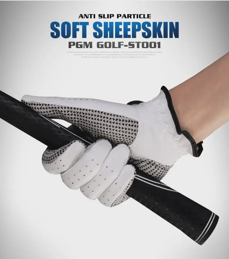 PGM Golfhandschoenen Heren - Zacht Schapenleer, Ademend & Slip-resistant