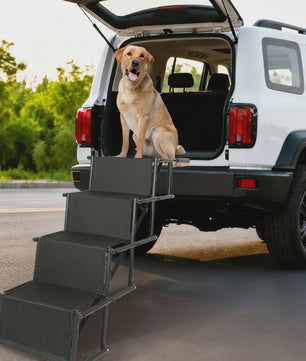 Opvouwbare Hondentrap tot 75 kg - Ideaal voor Auto & Bed - Geschikt voor Kleine en Grote Honden