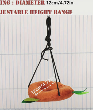 5-delige Pluche Hamster Hangmat & Swing Set voor Kleine Huisdieren