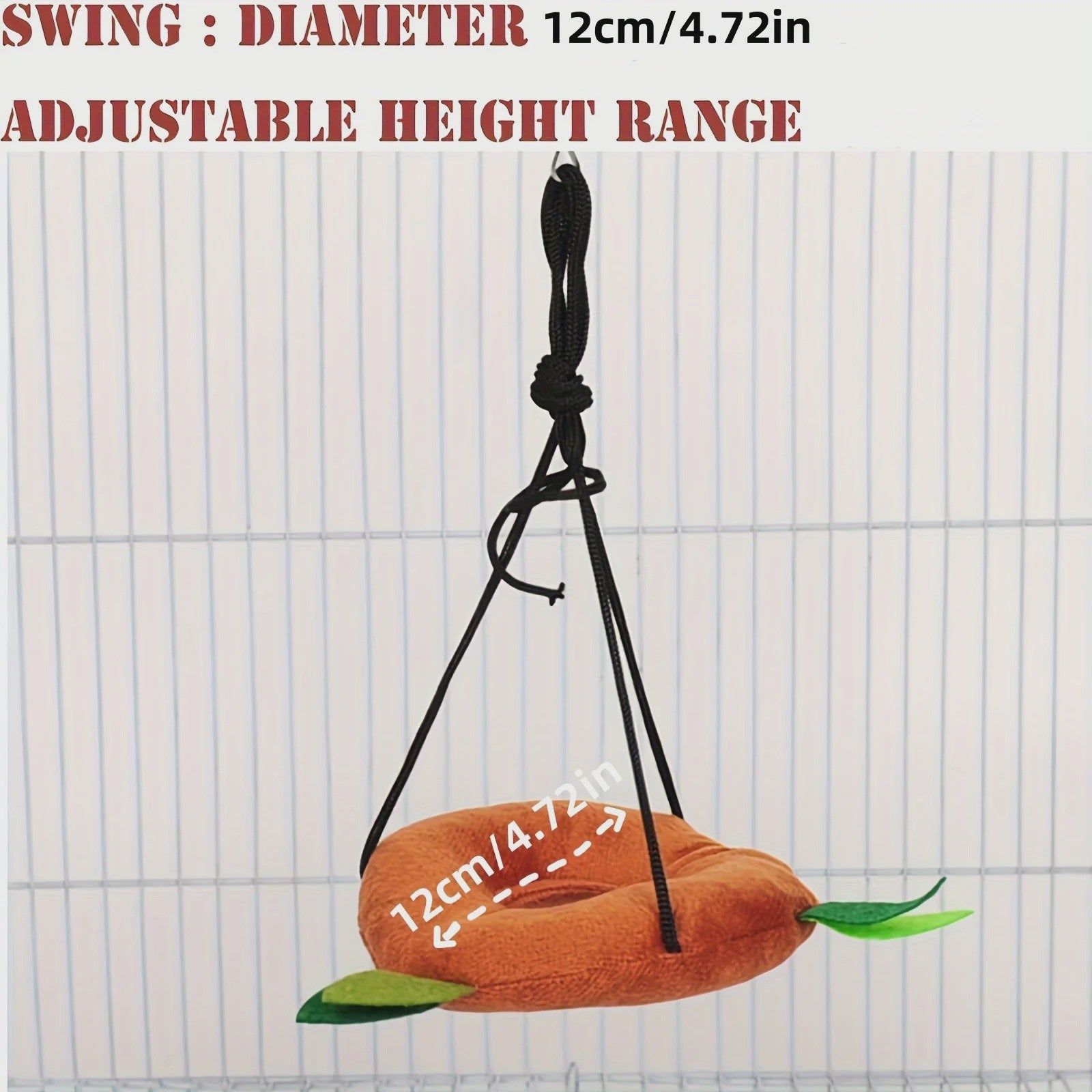 5-delige Pluche Hamster Hangmat & Swing Set voor Kleine Huisdieren