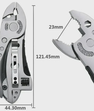 Multitool Zakmes Tang Schroevendraaierset Verstelbare Sleutel - Outdoor & Survival Gereedschap