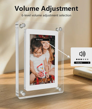 Digitale Fotolijst 5 & 7 Inch - Acryl, IPS Scherm, 4GB Geheugen, Oplaadbaar
